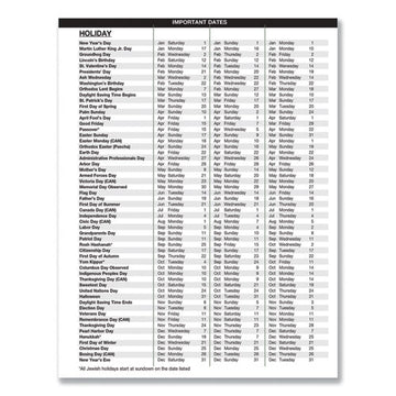 House of Doolittle™ Recycled Weekly Appointment Book Ruled Without Appointment Times, 8.75 X 6.88, Black Cover, 12-month (jan To Dec): 2022 freeshipping - TVN Wholesale